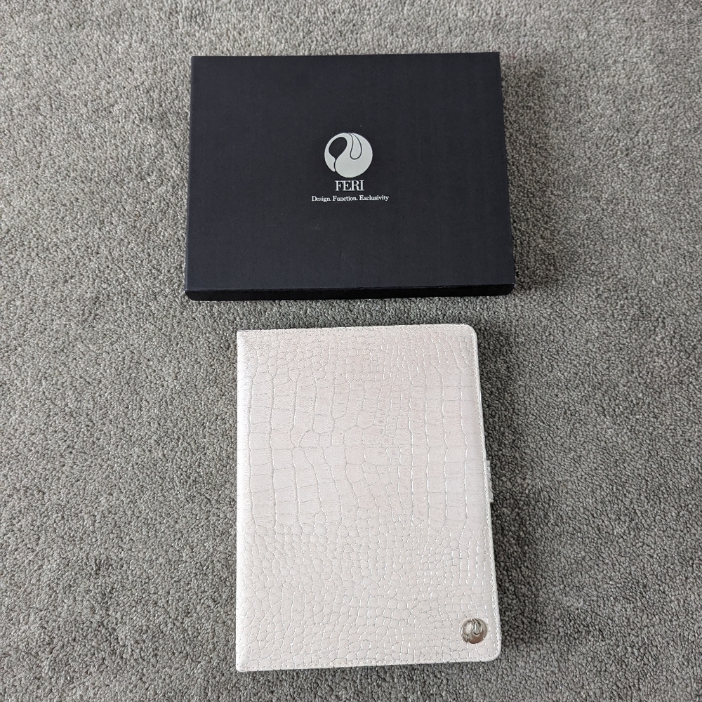 Feri Leather Tablet Cover Case NEW NWT